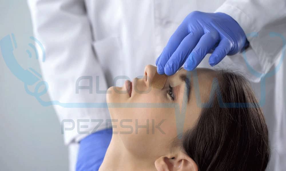 کشیدن دندان بعد از جراحی بینی