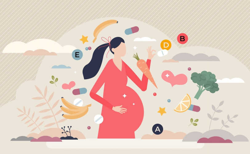 تغذیه در بارداری و بعد از ان