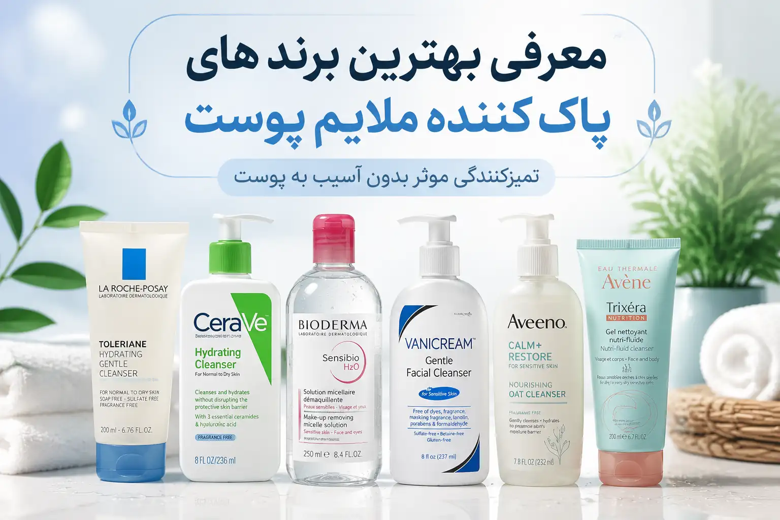 بهترین برند های پاک کننده ملایم پوست