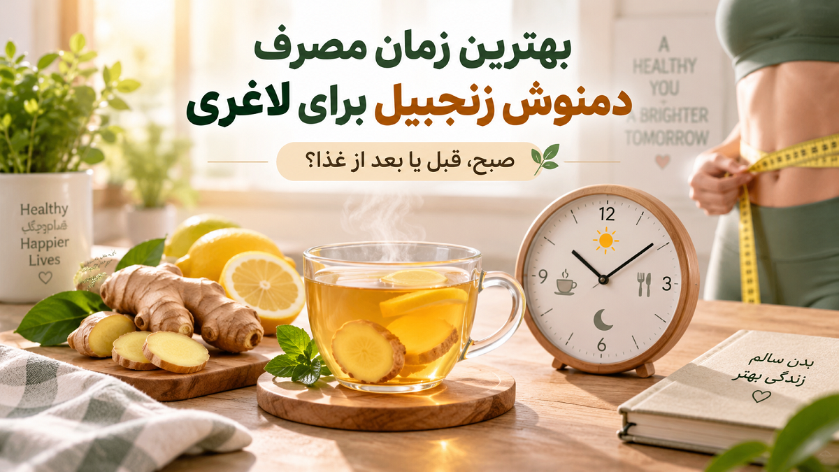بهترین زمان مصرف دمنوش زنجبیل برای کاهش وزن؛ قبل یا بعد از غذا؟ + روش درست تهیه