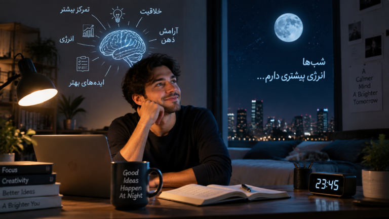 علت انرژی زیاد در شب